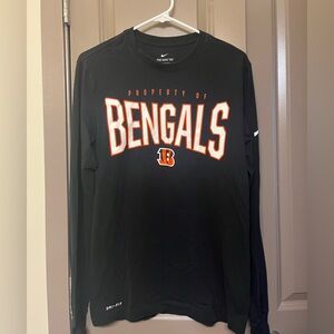 Nike Men’s Black Bengals Long Sleeve Tee